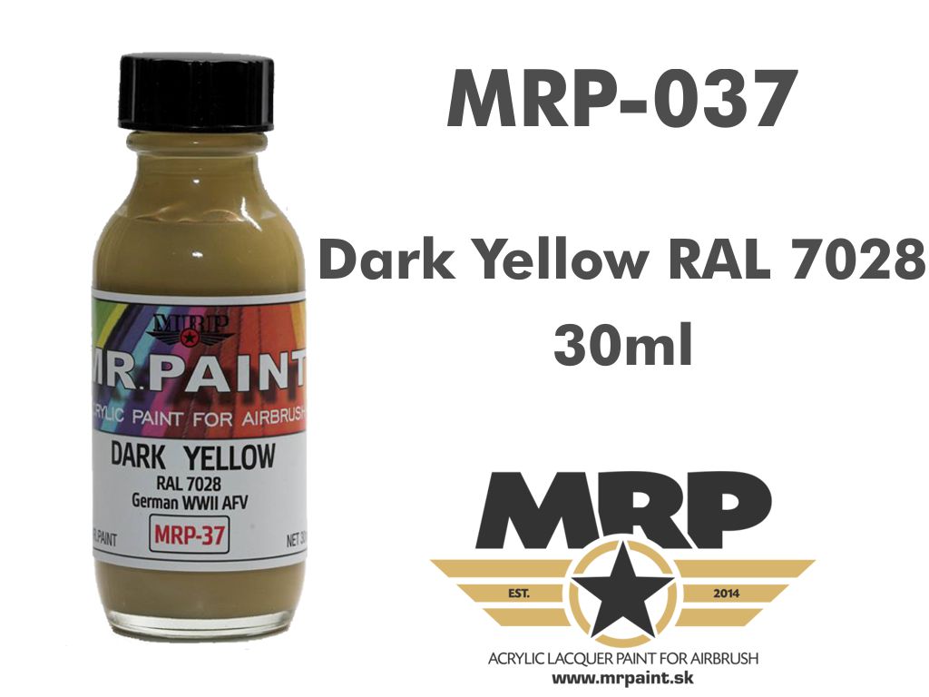 MR.Paint 037 Dark Yellow RAL 7028 30ml