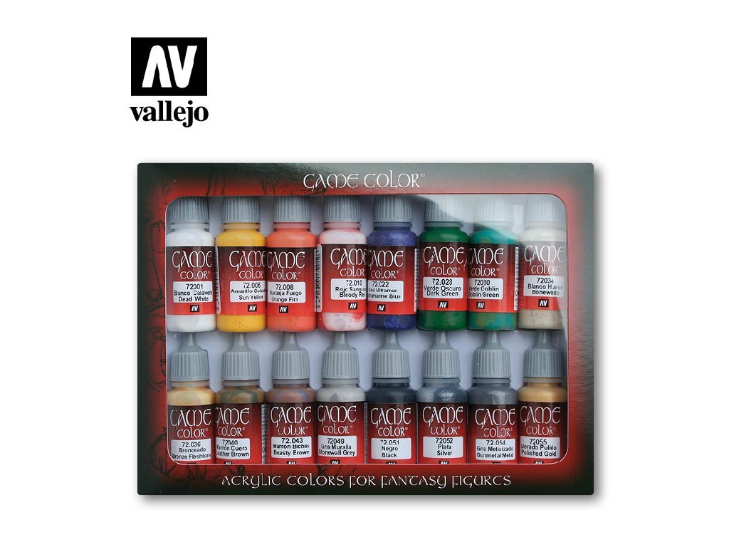 Vallejo: Introduction Game Color Set