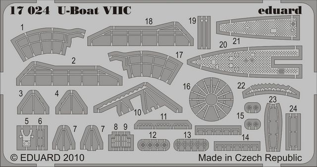 1/350 U-Boat VIIC  for REVELL kit