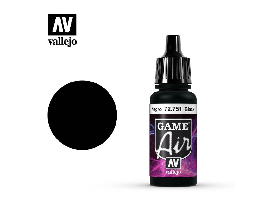 Vallejo Game Air 72751 Black (17ml)