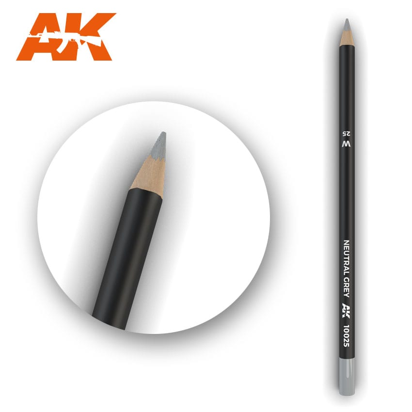 AK AK10025 Watercolor Pencil Neutral Grey  (1x)