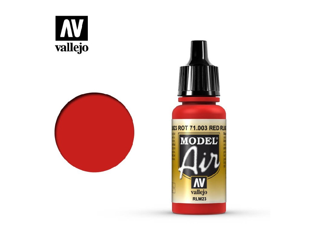 Acrylic color for Airbrush Vallejo Model Air 71003 Red RLM23 (17ml)