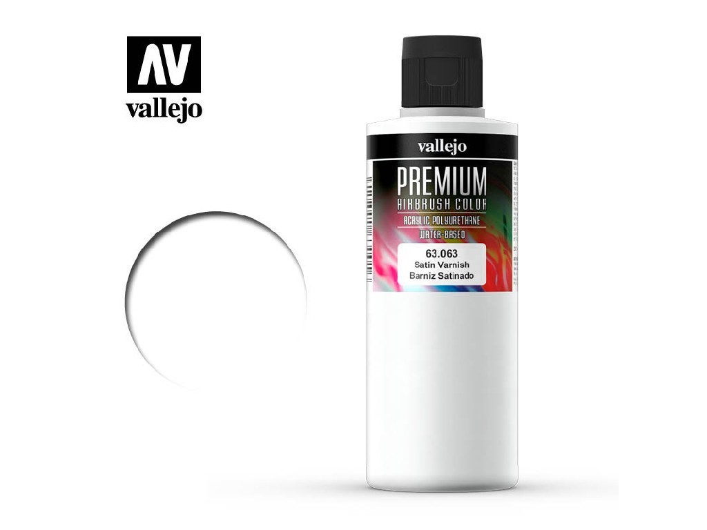 Vallejo PREMIUM Color 63063 Satin Varnish (200ml)