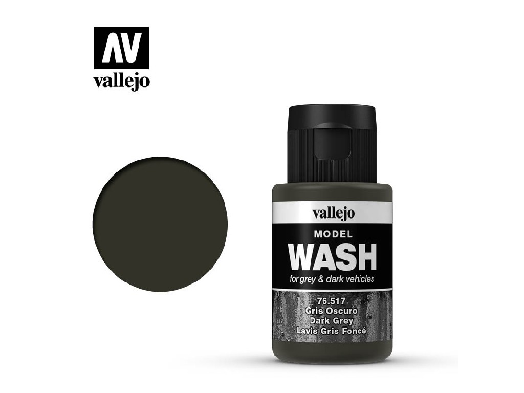 Vallejo Model Wash 76517 Dark Grey Wash (35ml)
