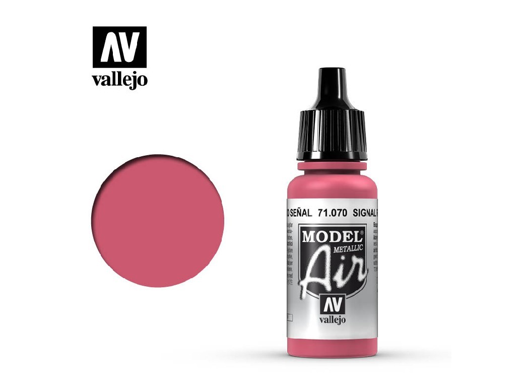 Acrylic color for Airbrush Vallejo Model Air 71070 Signal Red (17ml)