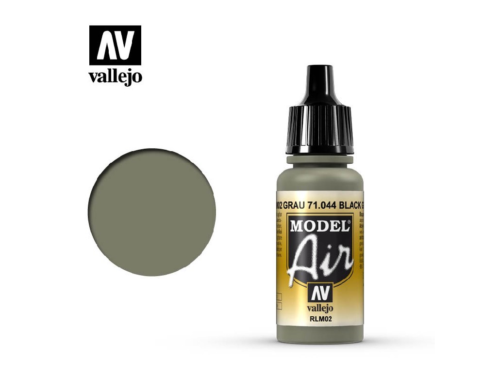 Acrylic color for Airbrush Vallejo Model Air 71044 Grey RLM02 (17ml)