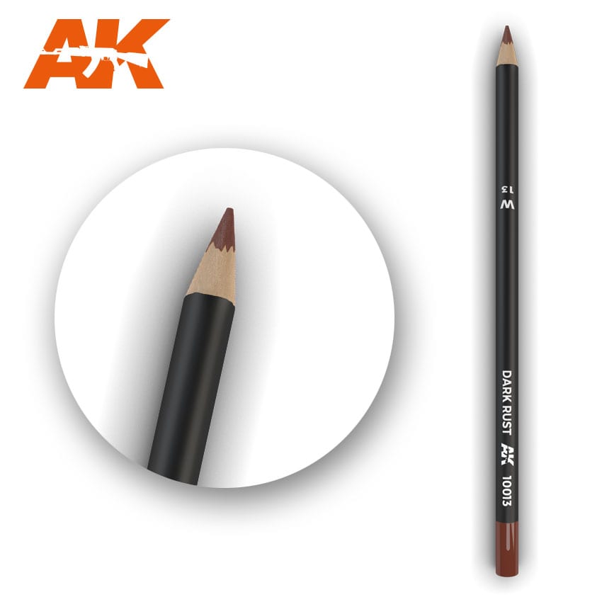 AK AK10013 Watercolor Pencil Dark Rust (1x)