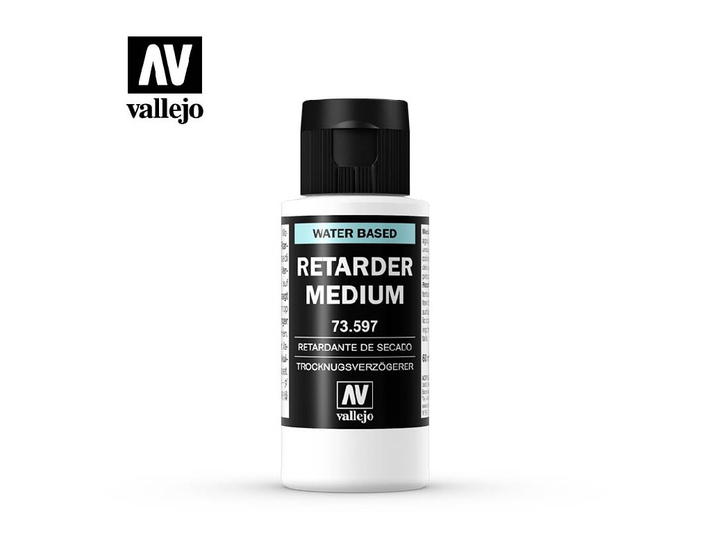 Vallejo 73597 Retarder (60ml) - Gel drying retarder for brush-on paints