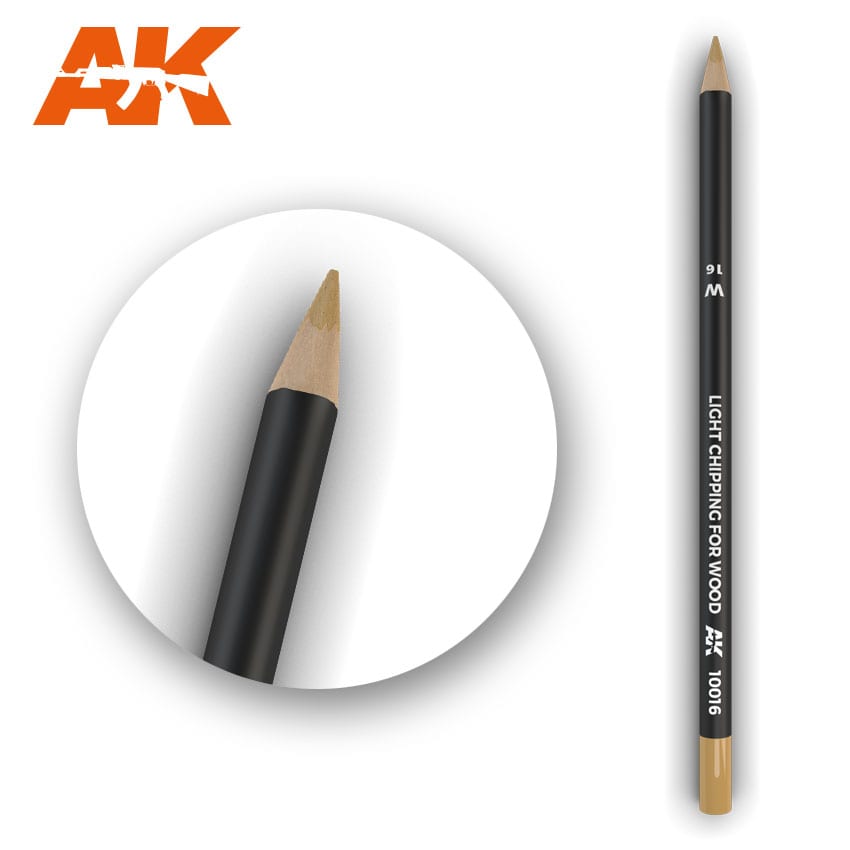 AK AK10016 Watercolor Pencil Light Chipping for wood (1x)