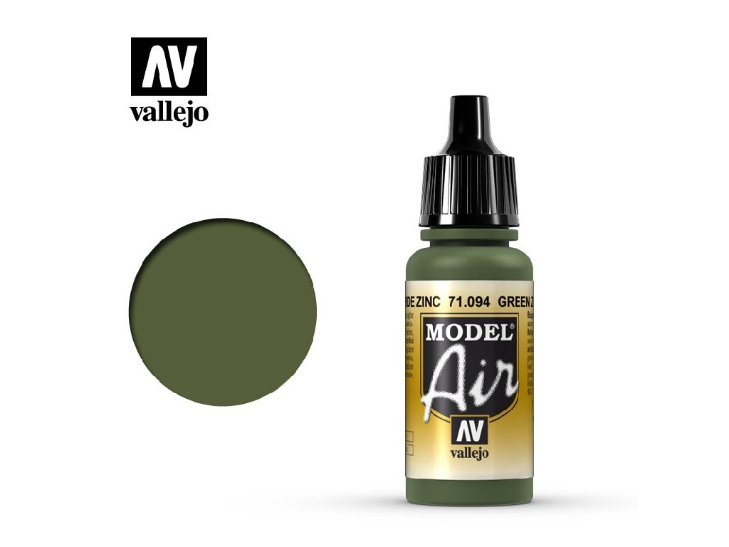 Acrylic color for Airbrush Vallejo Model Air 71094 Green Zinc Chromate (17ml)