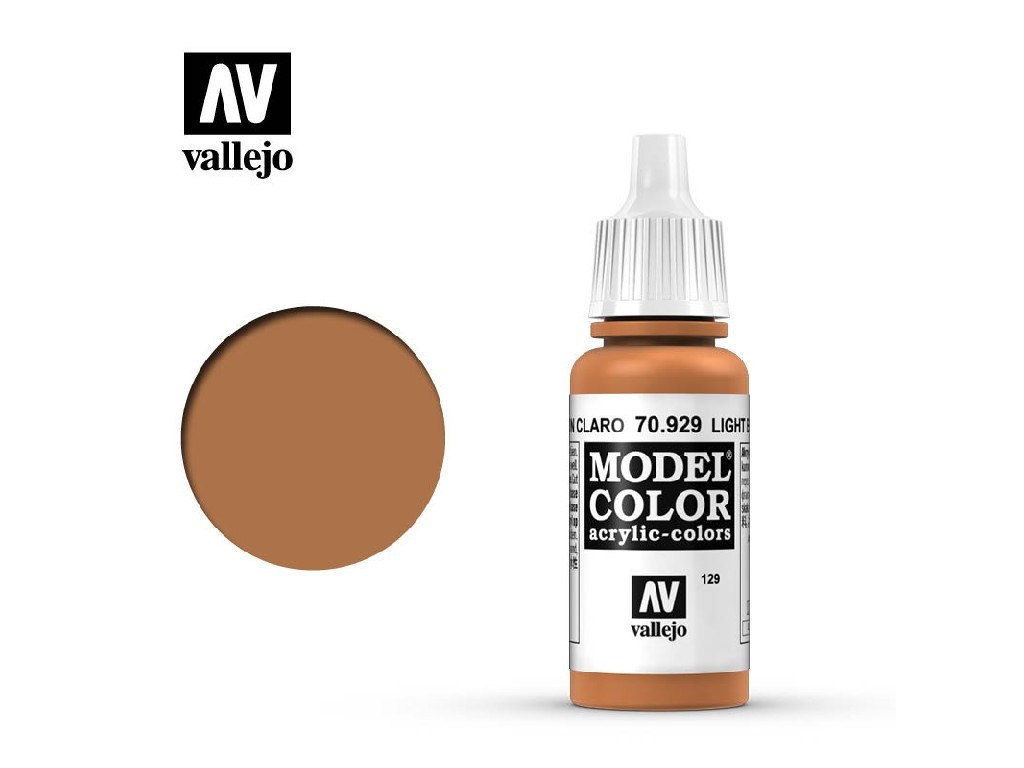 Acrylic color Vallejo Model Color 70929 Light Brown (17ml)