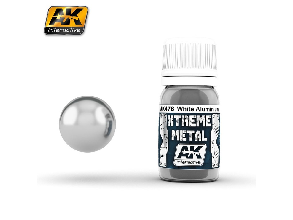 AK Interactive - Xtreme White Aluminium