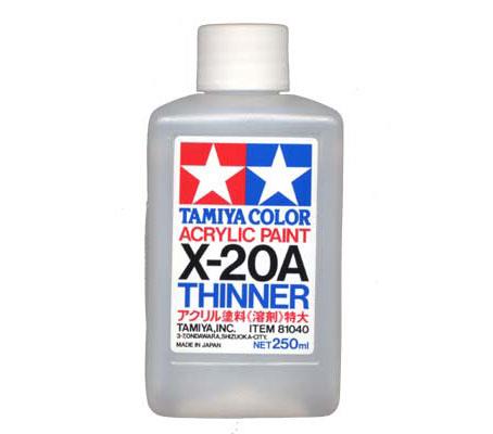 Tamiya 81040 X-20A Thinner (250ml)