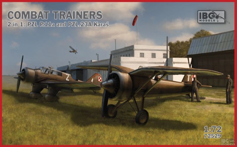1/72 Combat Trainers 2 in 1 PZL P.11a PZL 23A Karaś