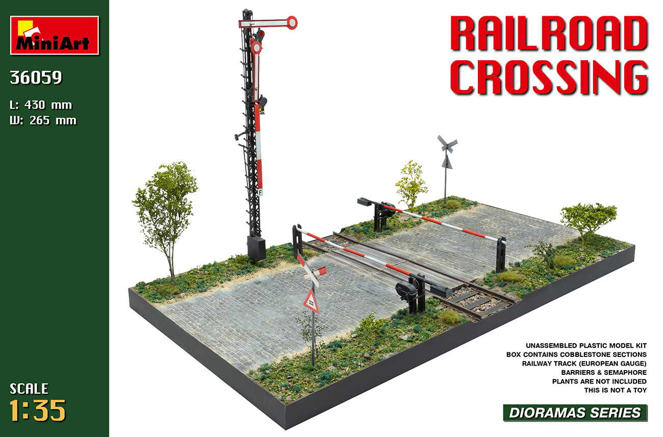 1/35 Railroad Crossing - Miniart