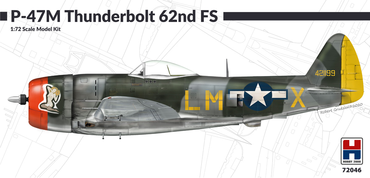 1/72 P-47M Thunderbolt 62nd Fighter Squadron