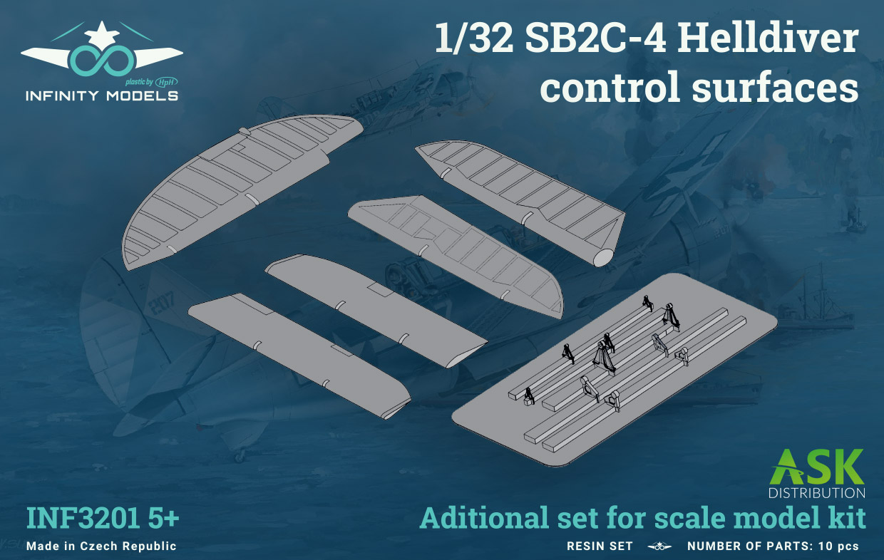 1/32 SB2C-4 Helldiver control surfaces