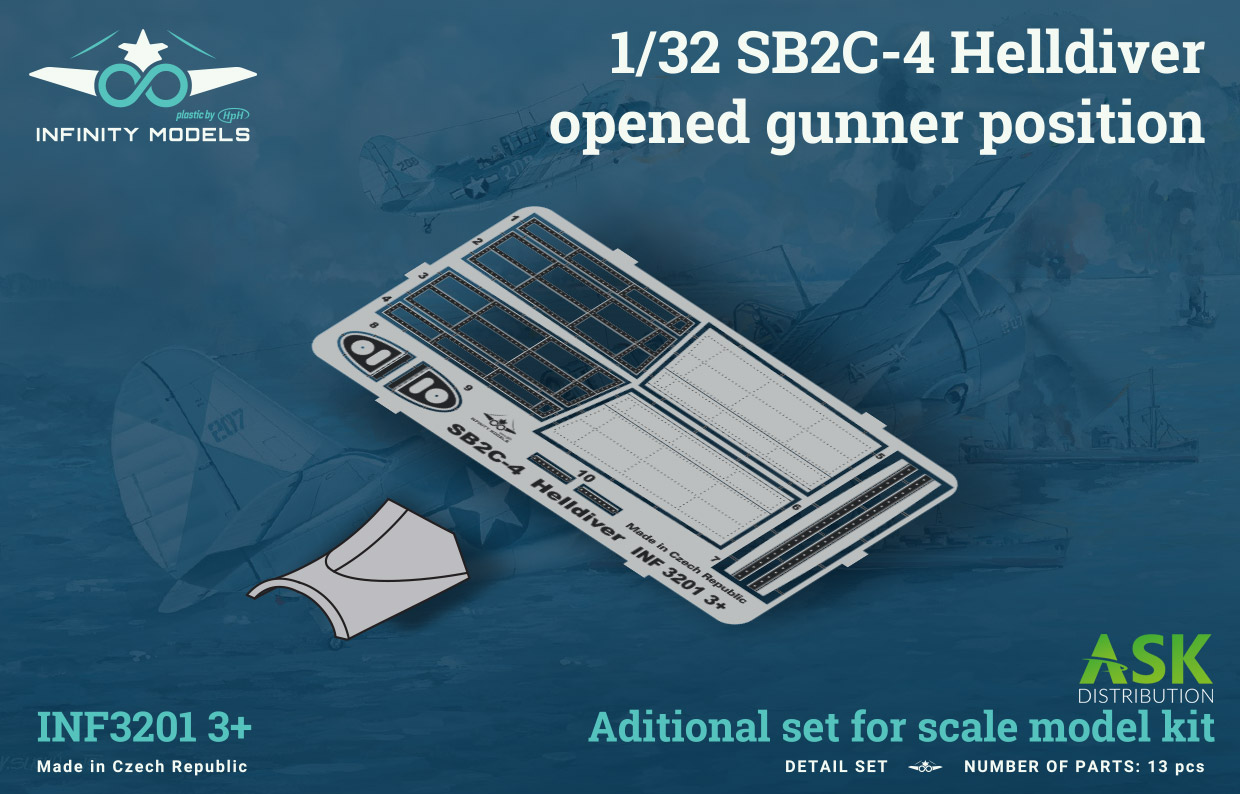 1/32 SB2C-4 Helldiver opened gunner position