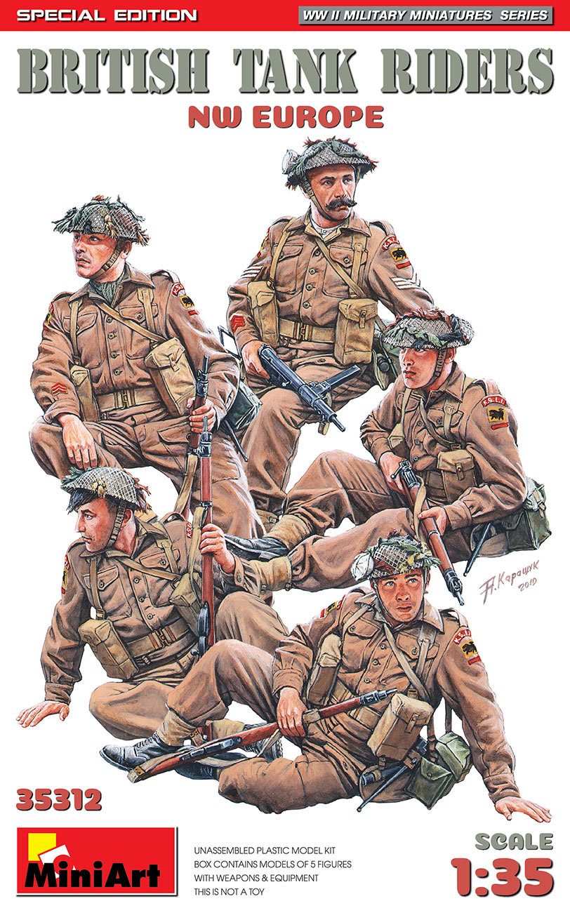 1/35 British Tank Riders (NW Europe). Special Edition - Miniart