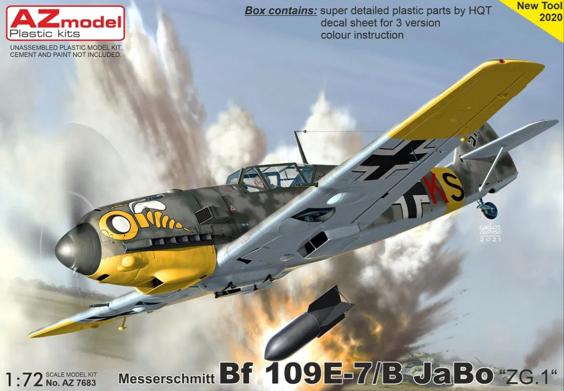 1/72 Bf 109E-7/VB JaBo „ZG.1“