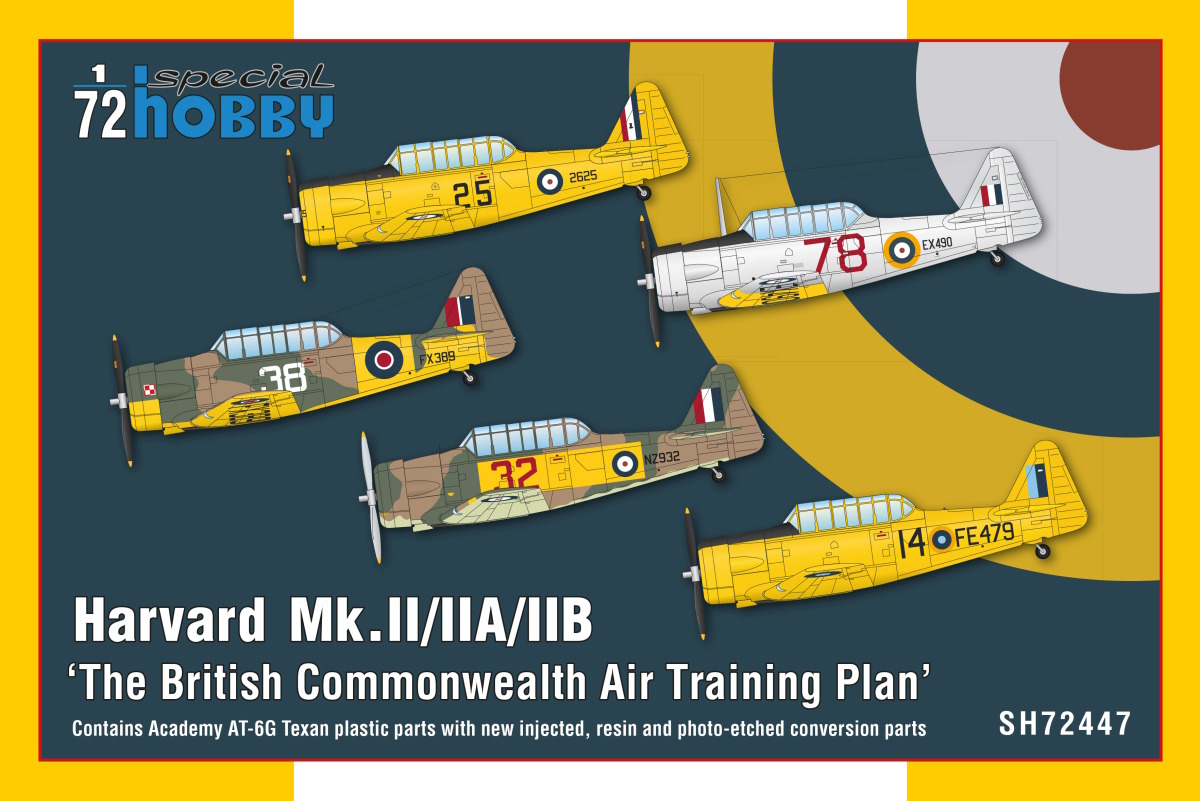 Scale plastic kit 1/72 Harvard Mk.II/IIA/IIB ‘The British Commonwealth Air Training Plan’ - Special 