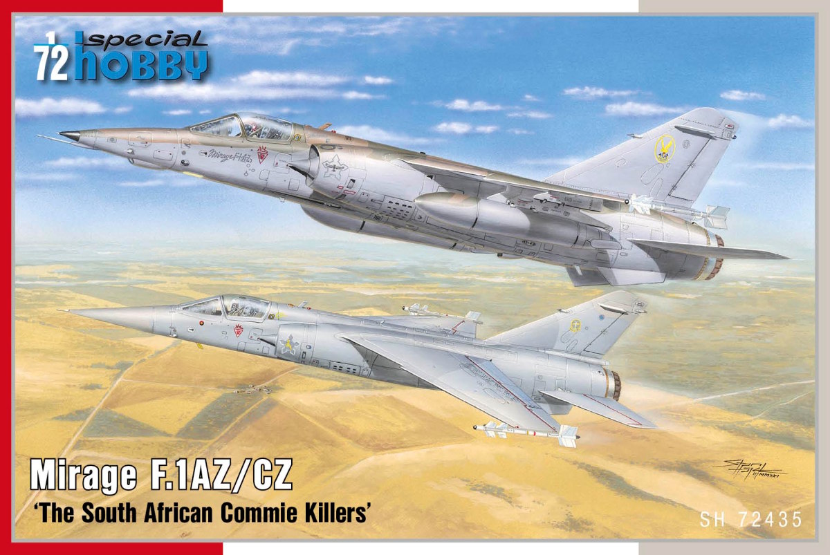 Scale plastic kit 1/72 Mirage F.1AZ/CZ ‘The South African Commie Killers’