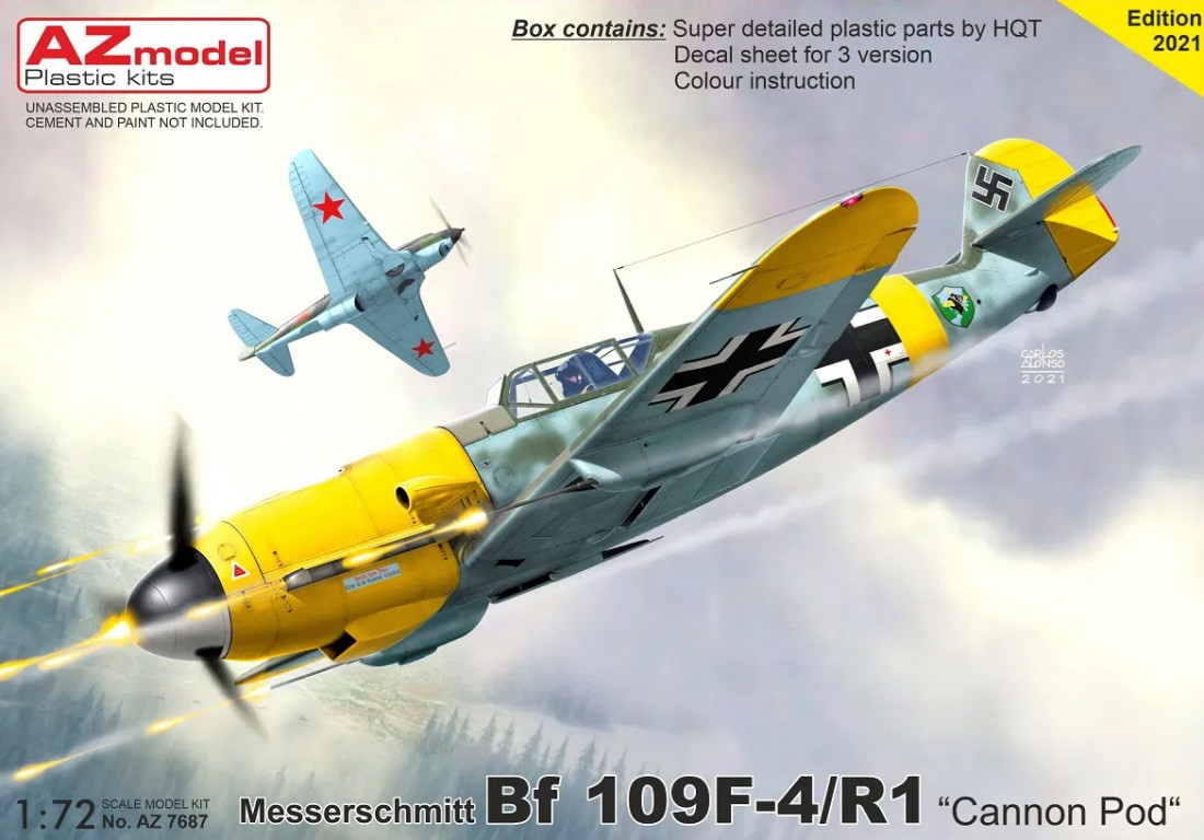 1/72 Bf 109F-4/R1 „Kanon Pod“