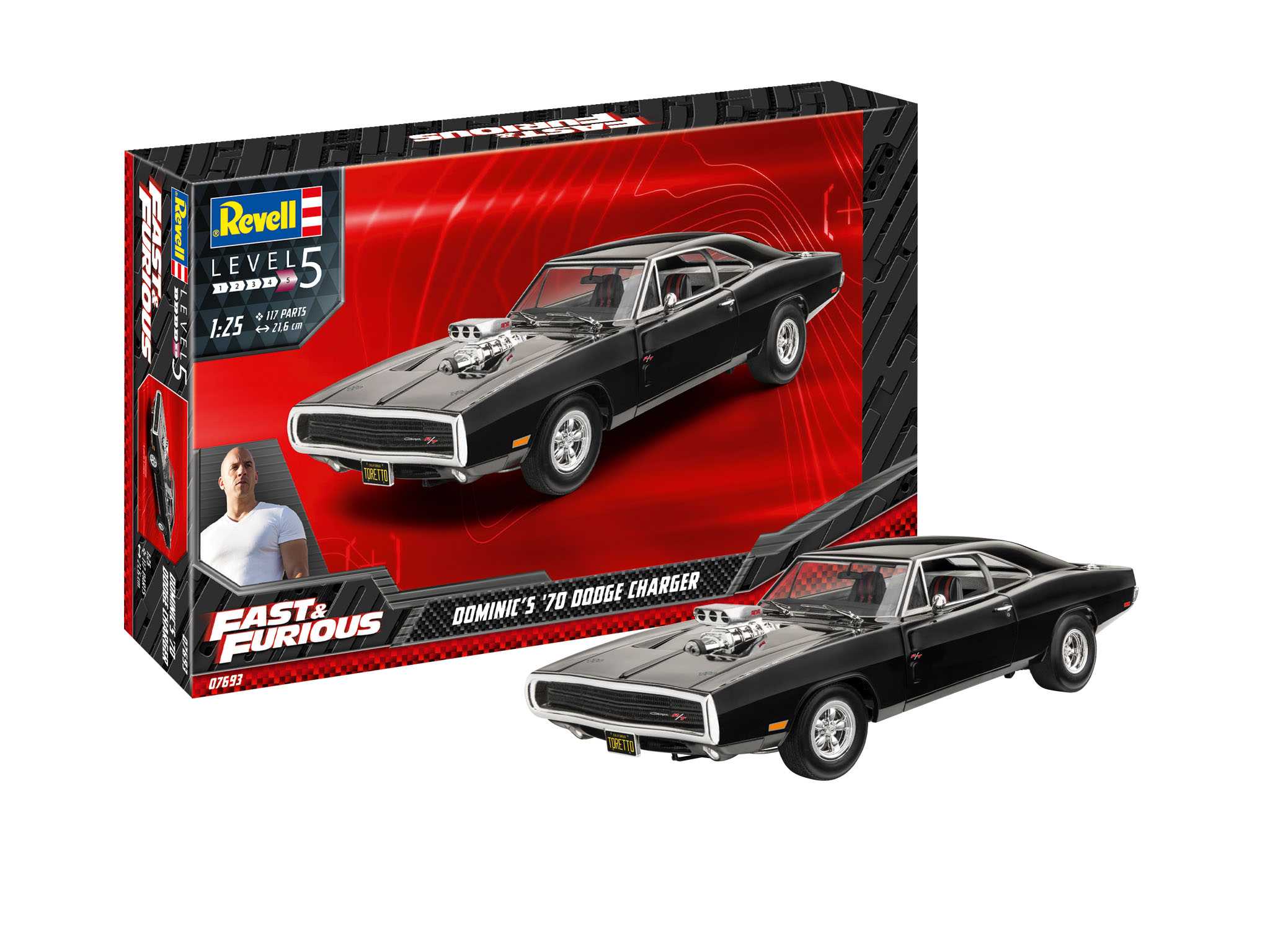 Revell 07693 - Fast Furious - Dominics 1970 Dodge Charger (1:25)