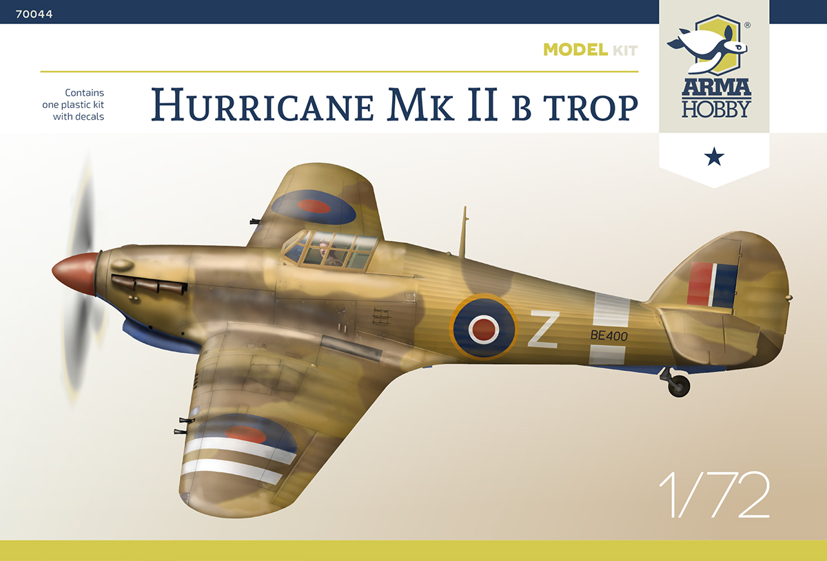 1:72 HAWKER HURRICANE MK IIB Diecast model airplane 