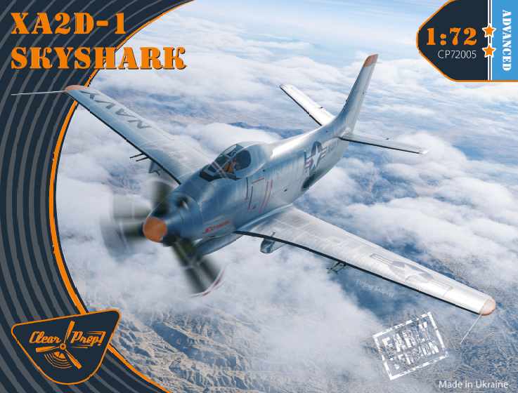 1/72 XA2D-1 Skyshark Advanced kit - Clear Prop