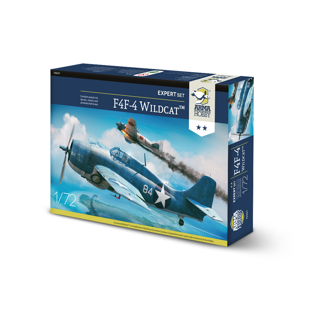 1/72 F4F-4 Wildcat® Expert Set - Arma Hobby