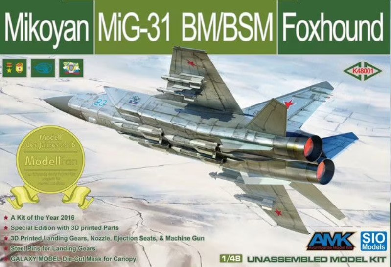 1/48 Mikoyan MiG-31 BM/BSM Foxhound - AMK