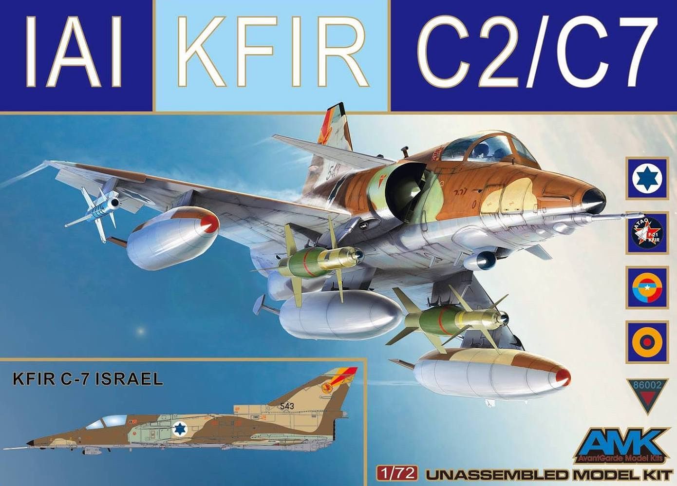 1/72 IAI KFIR C2/C7 - AMK