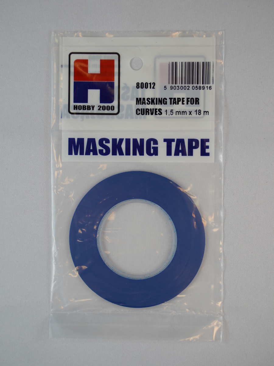 Hobby 2000 80012 Masking Tape For Curves 1,5mm x 18m