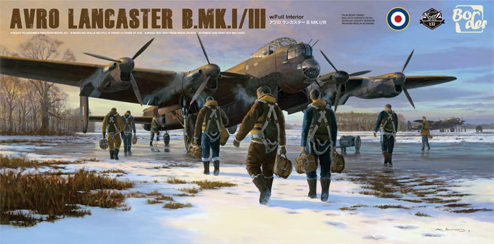 1/32 Avro Lancaster B.MK.I/III w/full Interior - Border Model (ex Wingnut Wings)