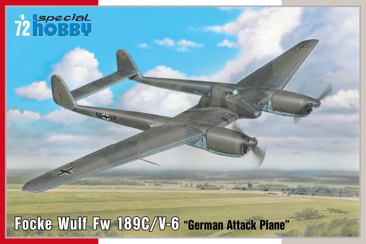 Scale plastic kit 1/72 Focke Wulf Fw 189C / V-6