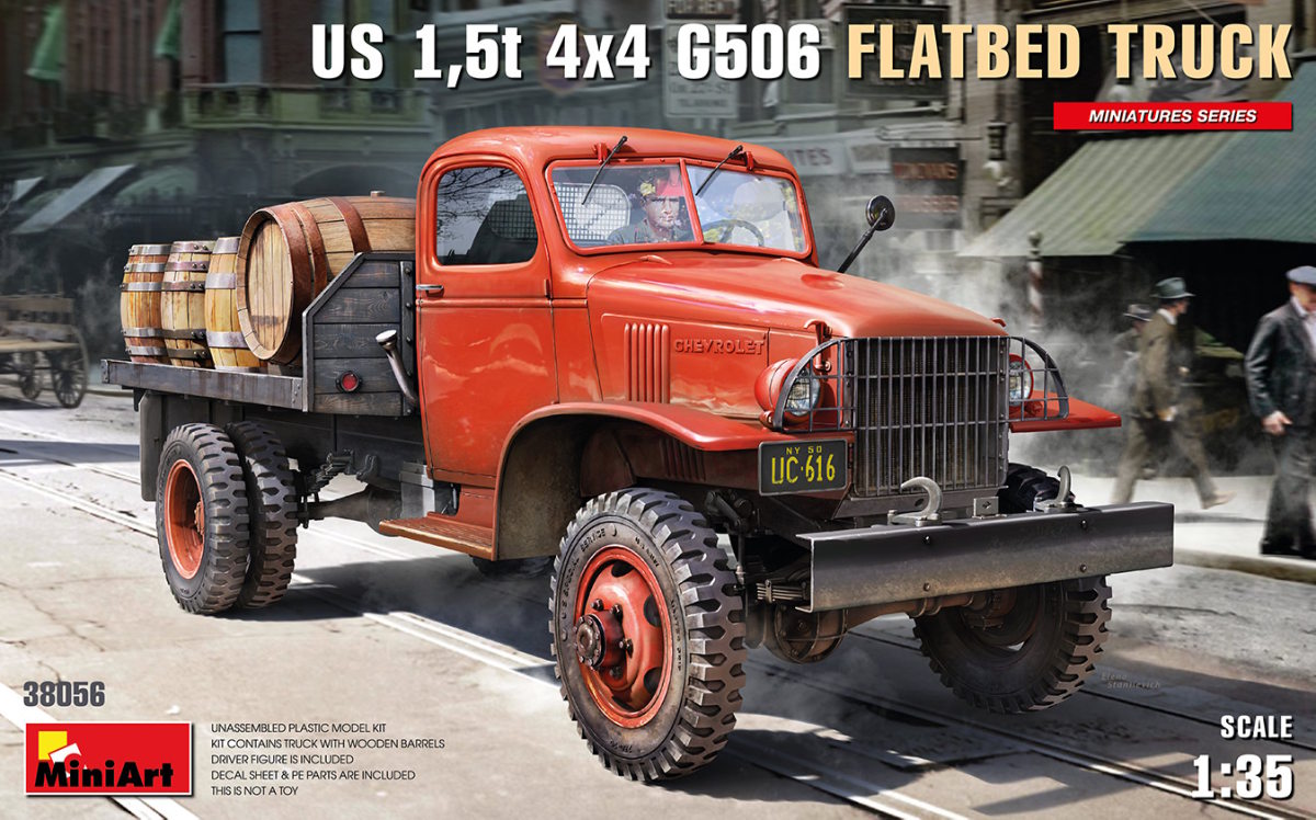 1/35 US 1,5t 4x4 G506 FLATBED TRUCK - Miniart