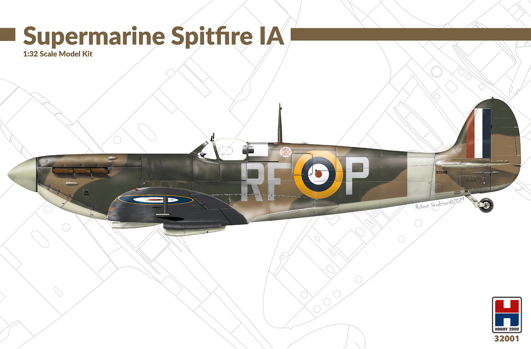 1/32 Supermarine Spitfire IA - REVELL + CARTOGRAF + PMASK + RESIN
