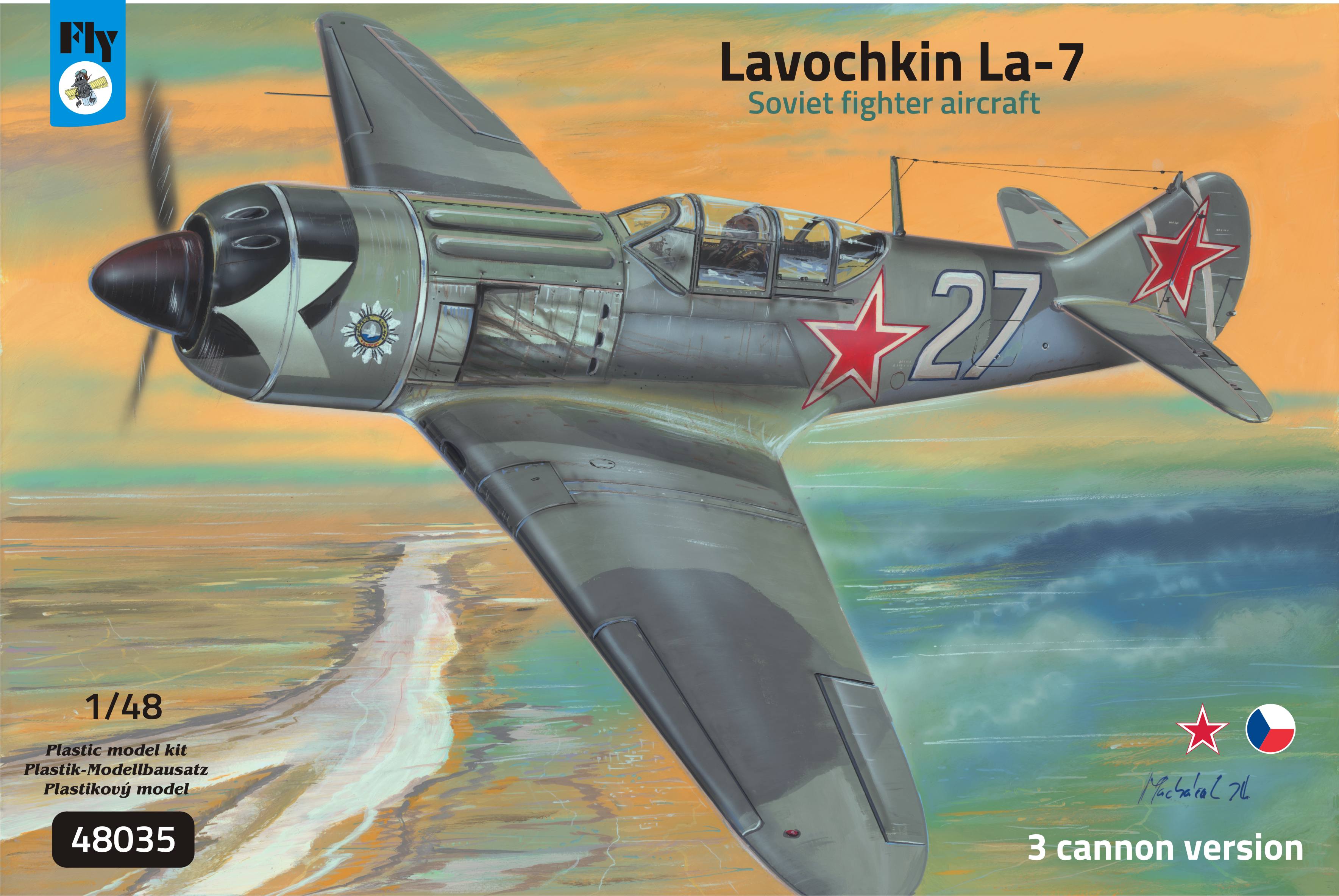 1/48 Lavochkin La-7 3 Cannon version