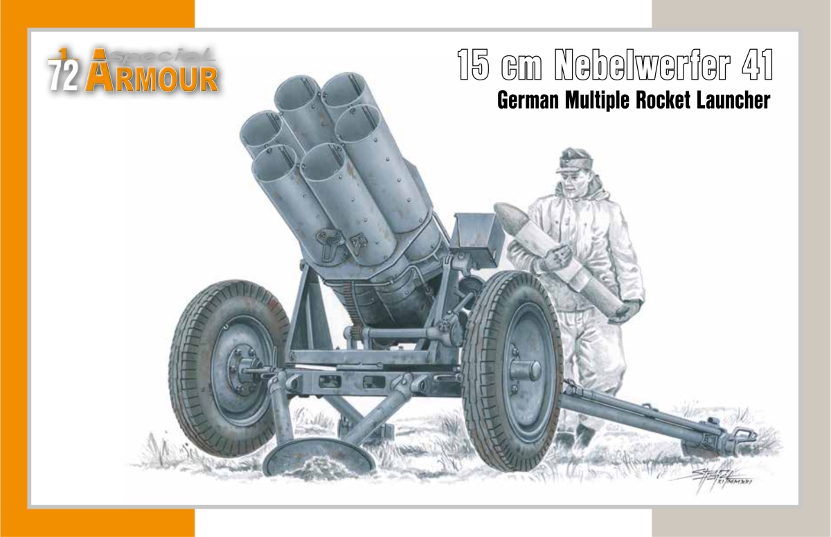 Scale plastic kit 1/72 15 cm Nebelwerfer 41 ‘German Multiple Rocket Launcher’