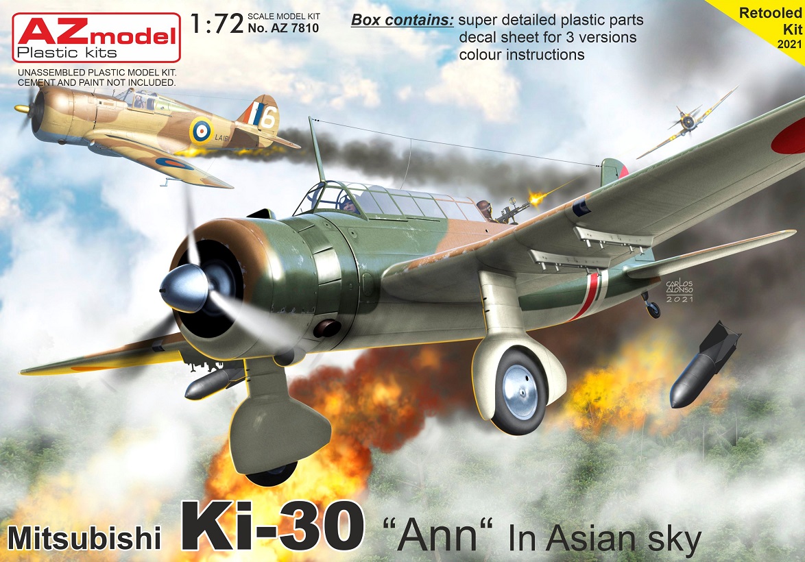 1/72 Ki-30 Ann „In Asian Sky“ - AZ Model