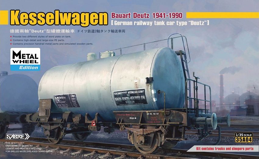 1/35 Kesselwagen- Bauart Deutz 1941-1990 Metal Wheels