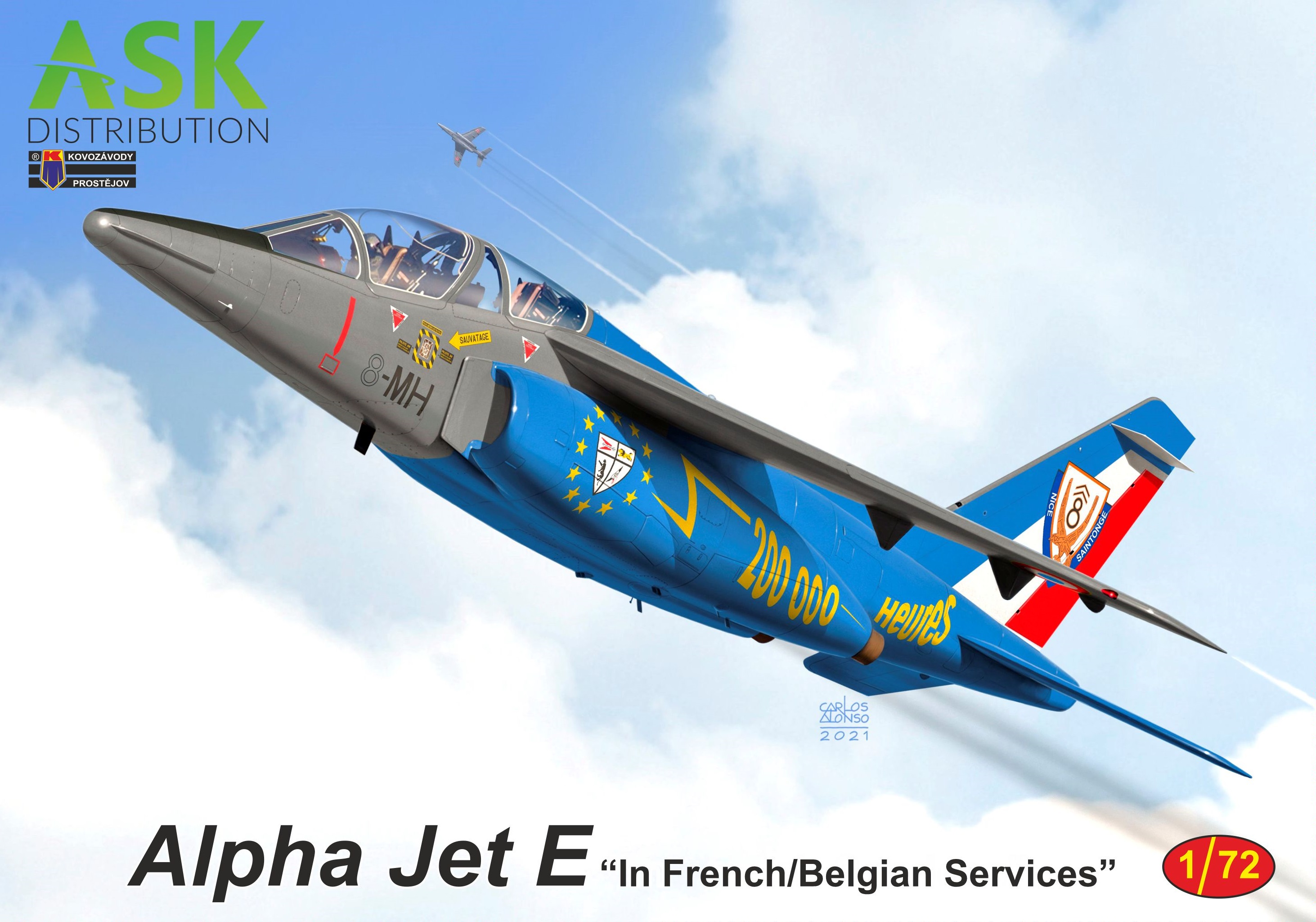 1/72 Alpha Jet in French/Belgian Services, ASK Distribution limited edition