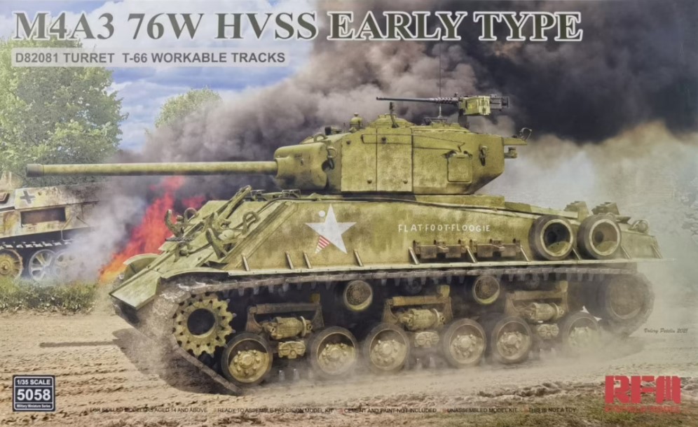 1/35 M4A3 76W HVSS Early Type - RFM