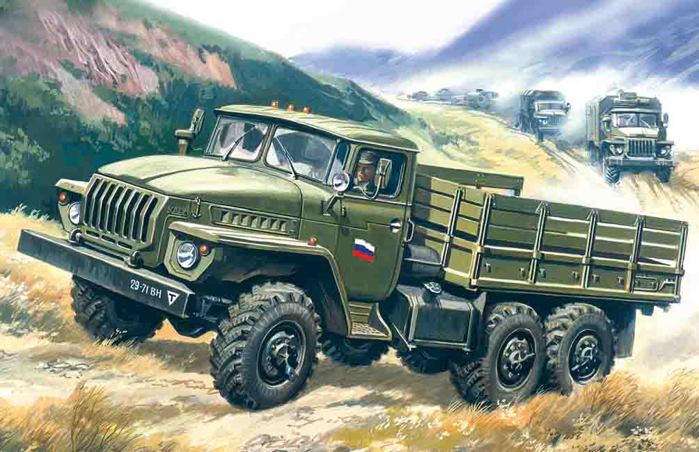 1/72 URAL-4320, Army Truck                                                               
