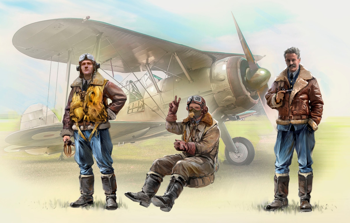 1939-1942 ICM 32102 1/32 VVS RKKA Pilots 