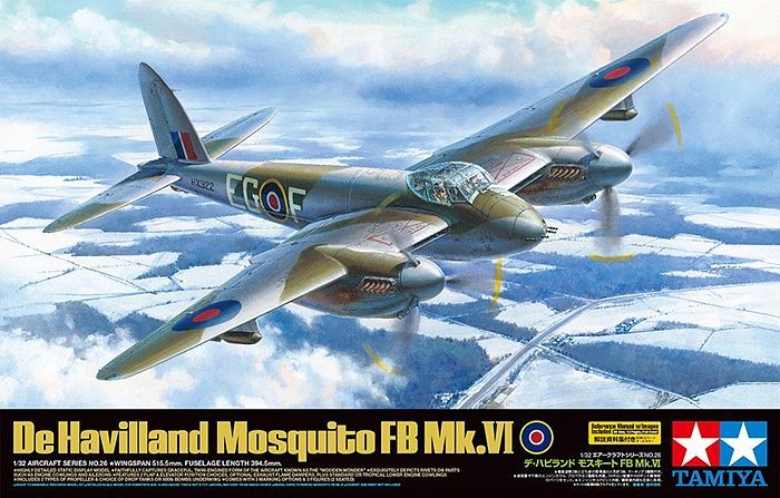 Eduard 1/32 De Havilland Mosquito B Mk.IX Exterior/Engines # 32417 