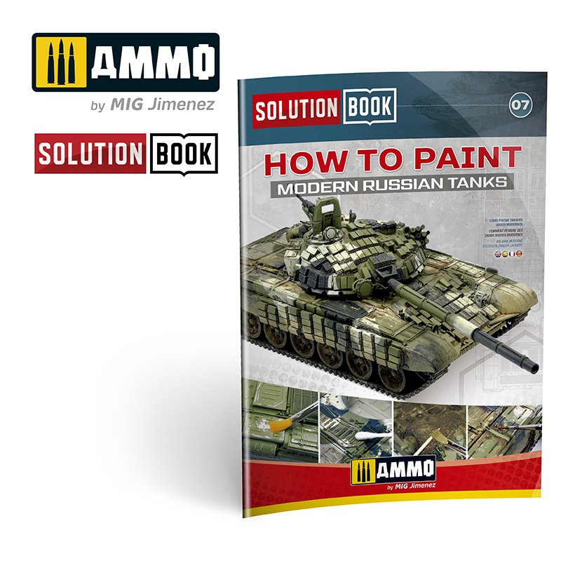 How to Paint Modern Russian Tanks SOLUTION BOOK MULTILINGUAL BOOK 