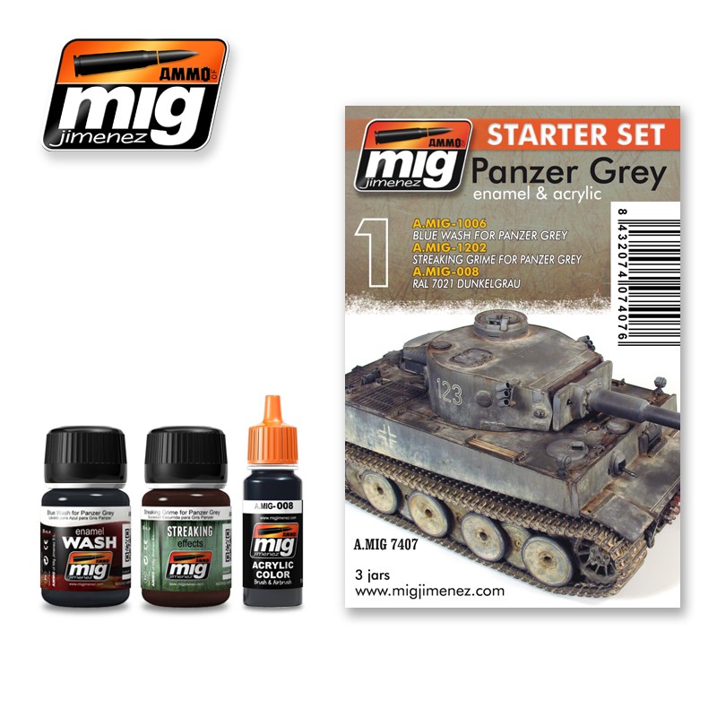 Panzer Grey Starter Set Weathering  Sets