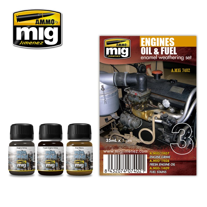Engines Oil & Fuel Weathering  Sets